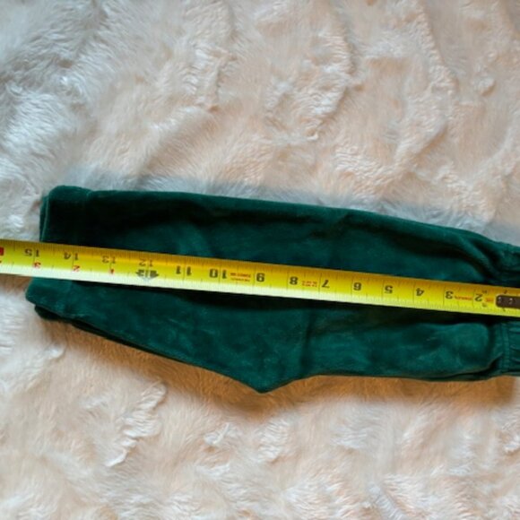 Sears Baby Two-piece Green Velour Size 12 MTHS 20 LBS Holiday Vintage EUC - Picture 12 of 14